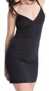 JULIMEX HALKA SOFT&SMOOTH CZARNA XL - Bielizna nocna - miniaturka - grafika 1