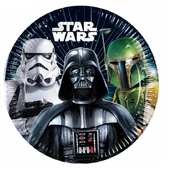 Dekoracje i nakrycia stołu na imprezę - Talerzyki Papierowe Star Wars Galaxy, 19,5 Cm 8 Szt. - miniaturka - grafika 1