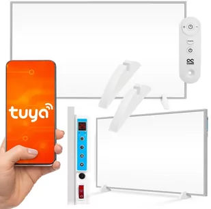 PANEL GRZEJNIK NA PODCZERWIEŃ PROMIENNIK WiFi CR-600TWP TUYA silver - Inne akcesoria audio-wideo - miniaturka - grafika 1