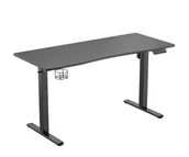 Biurka gamingowe - Silver Monkey Biurko elektryczne ED-140 carbon - miniaturka - grafika 1