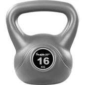 Kettlebell - MOVIT Kettlebell Hantle szare - 16 kg - miniaturka - grafika 1