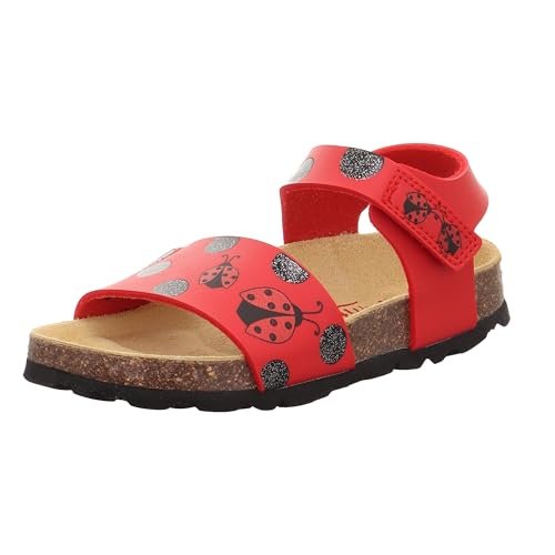 Superfit Dziewczęce kapcie, Czerwony, czarny 5010, 26 EU