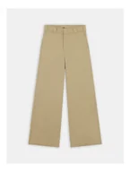 Spodnie damskie - pantaloni donna dickies w wide leg pant dk0a4yse khk khaki - miniaturka - grafika 1