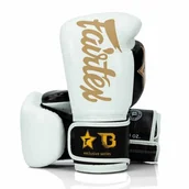 Rękawice bokserskie - Fairtex Booster Rękawice Bokserskie FXB BG V2 WH/BK/GD - miniaturka - grafika 1