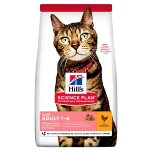Hill's Science Plan Adult Light, kurczak - 10 kg - Sucha karma dla kotów - miniaturka - grafika 2