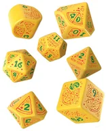 Akcesoria do gier planszowych - Pizza Dice Set Margherita, kości żółte Q-Workshop - gra - miniaturka - grafika 1