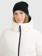 Czapki męskie - 4F Czapka zimowa uniseks - czarna Uniwersalny - miniaturka - grafika 1