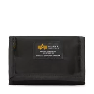 Portfele - Duży Portfel Męski Alpha Industries Crew Wallet 196928 Black 03 - miniaturka - grafika 1