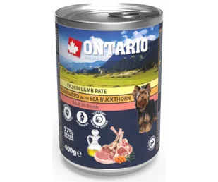 ONTARIO-Lamb Pate with Sea Buckthorn 400g - Mokra karma dla kotów - miniaturka - grafika 1