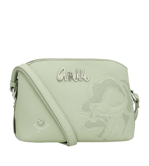 Anekke original pistacjowa torebka listonoszka średnia