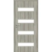 Drzwi wewnętrzne - Drzwi wewnętrzne 80P 4/4 pokojowe dąb skandynawski lakierowane Milano - miniaturka - grafika 1