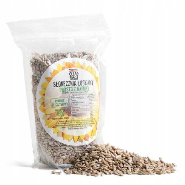 Słonecznik łuskany bezglutenowy 450g