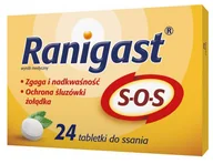Układ pokarmowy - Polpharma Ranigast S.O.S tabletki 24 sztuk 6512012 - miniaturka - grafika 1