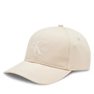 Czapki damskie - Czapka z daszkiem Calvin Klein Mono Logo Embro K60K612317 Różowy - miniaturka - grafika 1