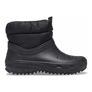 Damskie Śniegowce CROCS OBUWIE CLASSIC NEO PUFF SHORTY BOOT W 207311-001 – Czarny - Śniegowce damskie - miniaturka - grafika 1