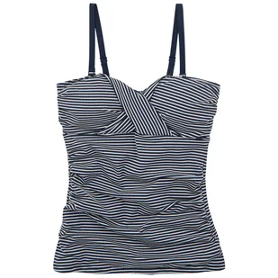 Damski strój kąpielowy Regatta Aceana Tankini III Rozmiar: XL / Kolor: ciemnoniebieski/biały - Stroje kąpielowe - miniaturka - grafika 1