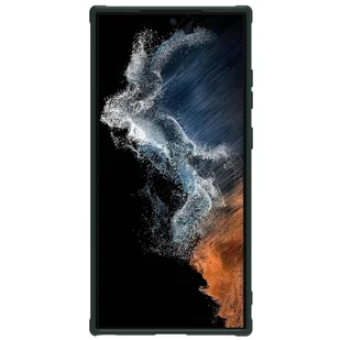Nillkin Textured S Case etui Samsung Galaxy S22 Ultra pancerny pokrowiec z osłoną na aparat zielone - Etui i futerały do telefonów - miniaturka - grafika 2