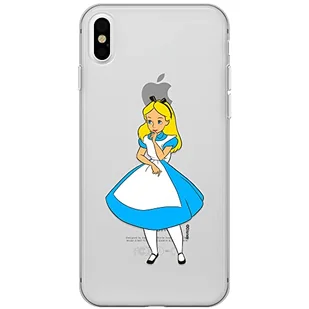 ERT GROUP etui na telefon Apple Iphone XS Max, case oryginalny i oficjalnie licencjonowany przez Disney, wzór Alice 010, optymalnie dopasowane, plecki z TPU częściowo przeźroczyste - Etui i futerały do telefonów - miniaturka - grafika 1