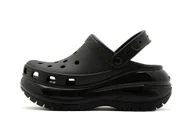 Sandały damskie - Klapki damskie chodaki sandały czarne Crocs Classic Mega Crush Clog 37-38 - miniaturka - grafika 1