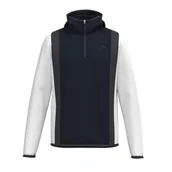 Bluzy męskie - Bluza męska Head CLUB 25 TECH Hoodie Men Navy/White XXL - miniaturka - grafika 1