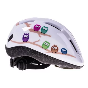 Kask rowerowy dziecięcy Sówki Profex regulowany - Kaski rowerowe - miniaturka - grafika 1