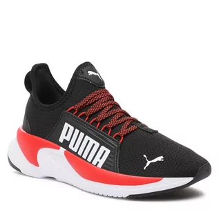 Sneakersy damskie - Sneakersy Puma Softride Premier Slip-On Jr 376560 10 Puma Black-For All Time Red-Puma White - grafika 1