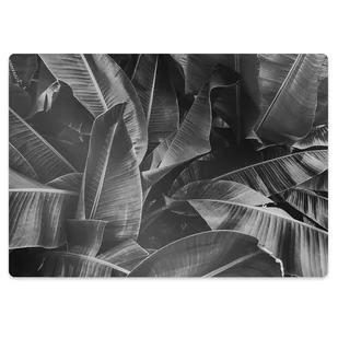 Mata pod fotel biurowy Duże liście 140x100 cm - Podnóżki, podpórki, podkładki - miniaturka - grafika 1