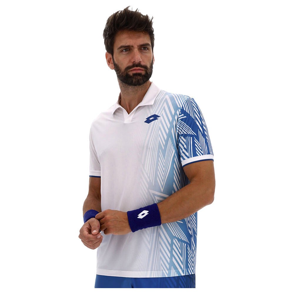 Koszulka męska Lotto Tech VI - D3 Polo Bright White L