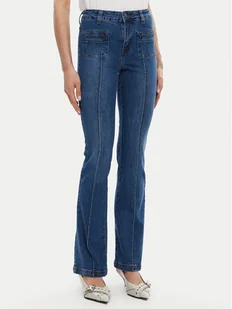 Silvian Heach Jeansy GPP25275JE Granatowy Regular Fit - Spodnie damskie - miniaturka - grafika 1