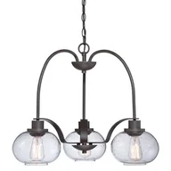 Lampy sufitowe - Elstead Lighting Żyrandol vintage Trilogy 3-punktowy - miniaturka - grafika 1