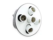 Tła fotograficzne - Oprawka Do Na 5 / Pięć Lamp Żarówek E27 - miniaturka - grafika 1