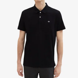 Koszulka Męska Polo Tom Tailor Bawełniana Polówka Czarna 1027713-29999 - Koszulki męskie - miniaturka - grafika 1