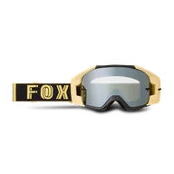 Gogle i okulary motocyklowe - Gogle Cross FOX Vue Inning - Vivid Żywy czarny - miniaturka - grafika 1