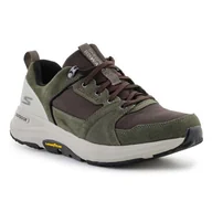 Buty sportowe męskie - Buty Skechers Go Walk Outdoor - M 216106-OLBR brązowe zielone - miniaturka - grafika 1