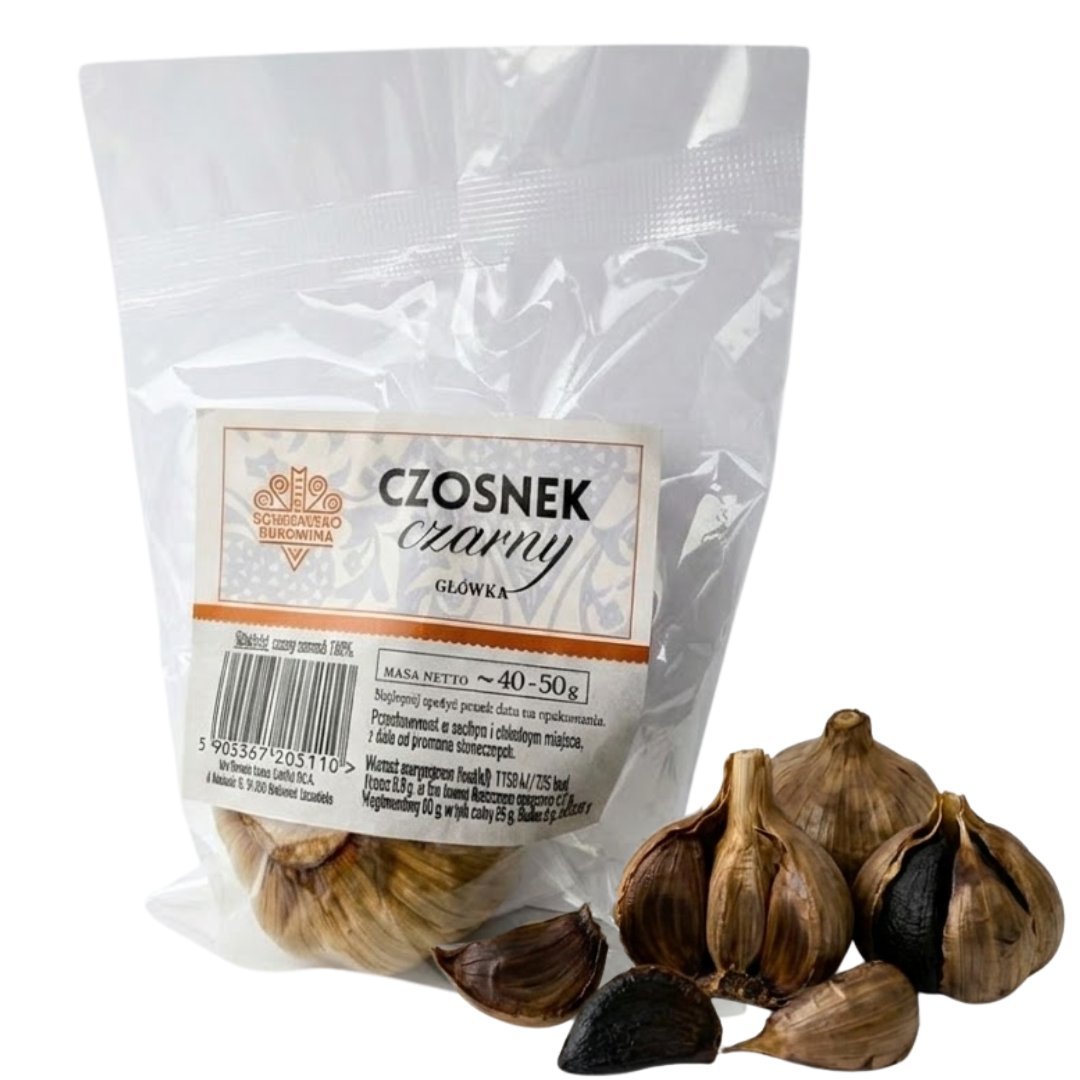 Główka czarnego czosnku 40~50g - Schronisko Bukowina
