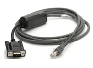 Kable komputerowe i do monitorów - Zebra CBA-R10-S07ZBR kabel równoległy Czarny 2,13 m DB9 RJ-45 - miniaturka - grafika 1