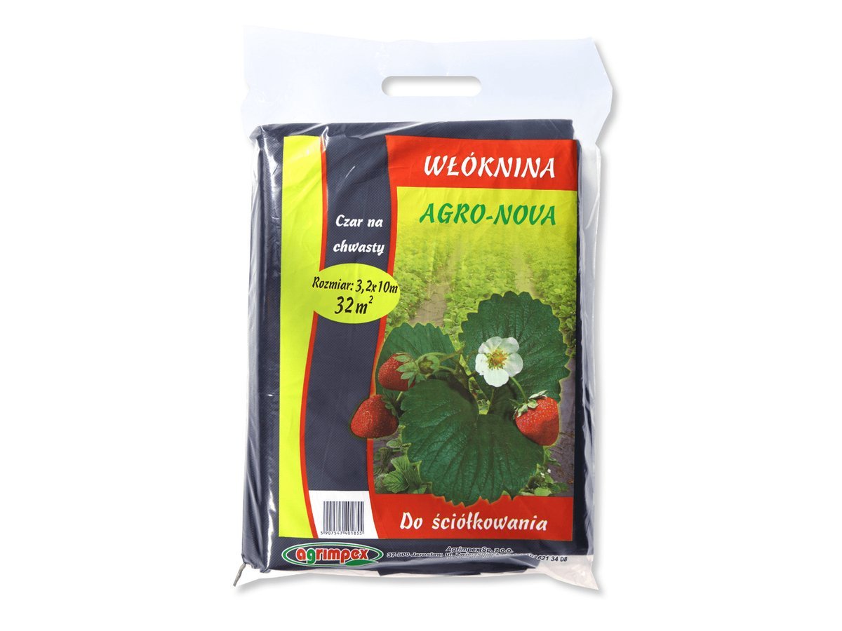 Agrimpex Agrowłóknina czarna 3,2x10m przeciw chwastom