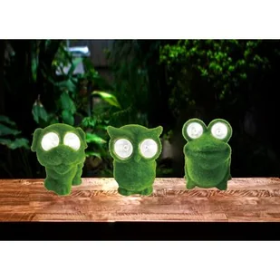 Lampa solarna figurka zwierzątko mix zielona - Lampy ogrodowe - miniaturka - grafika 1