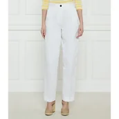 Spodnie damskie - Tommy Hilfiger Spodnie chino BARREL | Relaxed fit - miniaturka - grafika 1