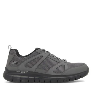 Sneakersy Skechers 8790117 CCBK Szary - Sneakersy męskie - miniaturka - grafika 1