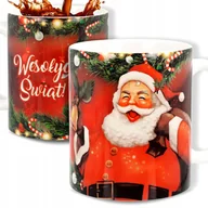 Kubki - KUBEK na Mikołajki Prezent BOŻE NARODZENIE WESOŁYCH ŚWIĄT OPAKOWANIE - miniaturka - grafika 1