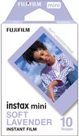 Filmy fotograficzne - FujiFilm Papier Instax mini Soft Lavender 10 sztuk - miniaturka - grafika 1