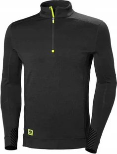 Helly Hansen Koszulka termo Helly Hansen Lifa Half Zip Black - Koszulki sportowe męskie - miniaturka - grafika 1