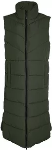 Noisy may Damska kamizelka NMDALCON S/L X-Long Vest NOOS pikowana kamizelka, zielony Kombu, M, Kombu Green, M - Kamizelki damskie - miniaturka - grafika 1