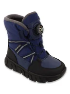 Śniegowce damskie - Chłopięce śniegowce granatowe Befado r.28 - miniaturka - grafika 1