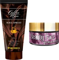 Balsamy i kremy do opalania - Soleo Soleo Coffee Sun Black Espresso + Słoiczek Beauty Face - miniaturka - grafika 1