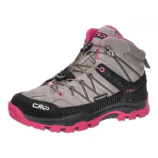 CMP Unisex dzieci Rigel Mid Trekking Buty WP, Buty do jazdy, Migdał Fuksja, 35 EU - Buty dla chłopców - miniaturka - grafika 1