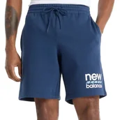 Spodnie sportowe męskie - Spodenki New Balance MS51940NNY - granatowe - miniaturka - grafika 1