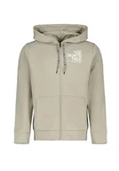 Kurtki męskie - THE NORTH FACE Męska kurtka New Blanca Peak Poly Fz Hd, Clay Grey, XS - miniaturka - grafika 1