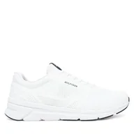 Sneakersy męskie - Sneakersy Tommy Hilfiger Modern Comfort Run Knit FM0FM05524 Biały - miniaturka - grafika 1
